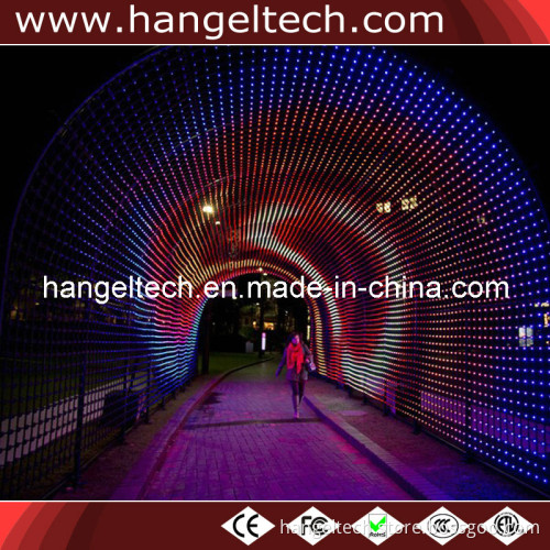 Outdoor P100mm Full Colour Flexible Mesh LED Display